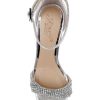 Yesica Stiletto with Crystal-Encrusted Strap
