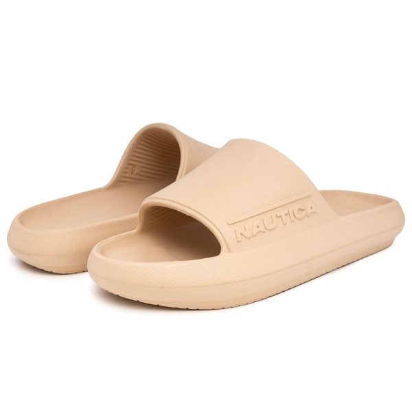 41jW6cY9CL.jpg Men's Cushioned Slip-On Shower Slides – Lightweight EVA Foam Athletic Sandals for Pool, Beach, Gym, and Casual Wear