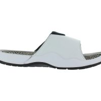 Jordan Hydro XI Men's Slides (FN2452-104, White/Black/Legend Blue)