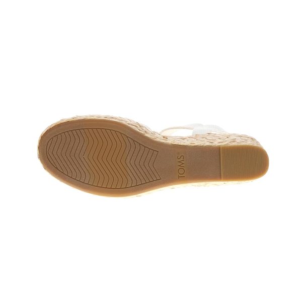 512NifO8ReL.jpg Womens Audrey Espadrille Casual Sandals Casual Mid Heel 2-3" - White