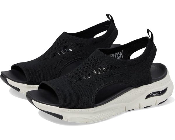 51BL5WC5q1L.jpg Women's Arch Fit-City Catch Knit Slip-On Sandals