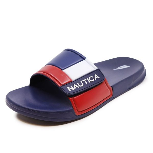 51TWHVED4yL.jpg Men's Athletic Slide Sandal, Adjustable Straps, Comfort Slip-On (Regular & Wide Widths)