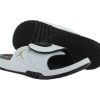 Jordan Hydro XI Men's Slides (FN2452-104, White/Black/Legend Blue)