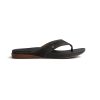 Cushion Lux Men's Flip Flop, Ultra Soft Cushion Footbed, Full Grain Leather Strap