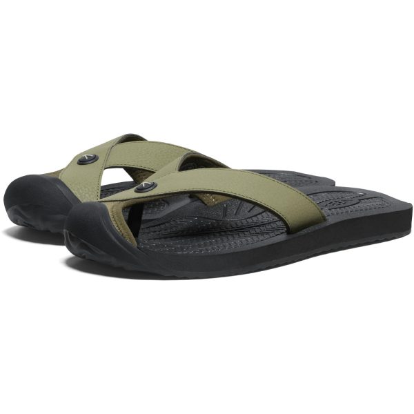 61-lzXkjM7L.jpg Men's Barbados Hybrid Flip-Flop with Toe Protection