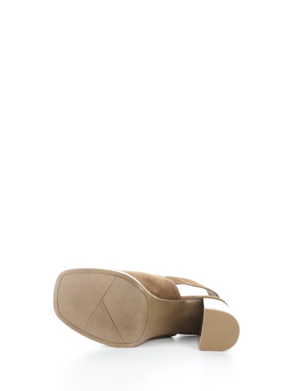 612u1qMln2L.jpg Women's FARIN Heeled Buckle Strap Sandal
