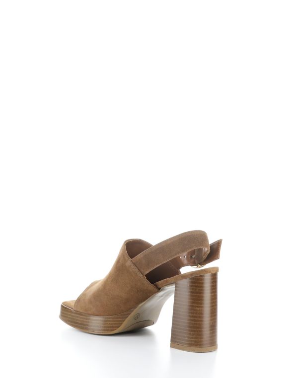 614npXodTRL.jpg Women's FARIN Heeled Buckle Strap Sandal