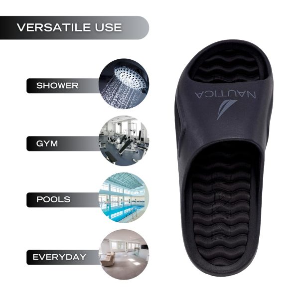 614zPoMIitL.jpg Men's Athletic Slides Sport Shower Sandals for Indoor & Outdoor - Lightweight, Durable and Comfortable