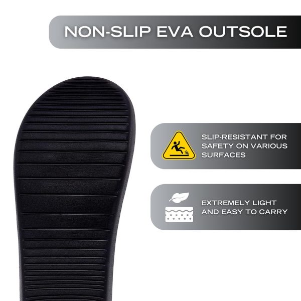615Bn-e-1CL.jpg Men's Athletic Slides Sport Shower Sandals for Indoor & Outdoor - Lightweight, Durable and Comfortable
