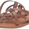 Women's Strappy Slide Flat Sandal