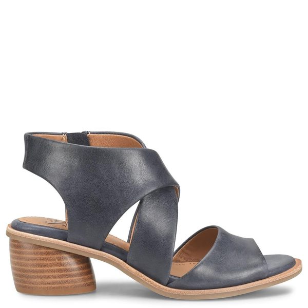 6163OEwPRwL.jpg Sofft Women's Camille Heeled Sandal, Sky Navy, 8
