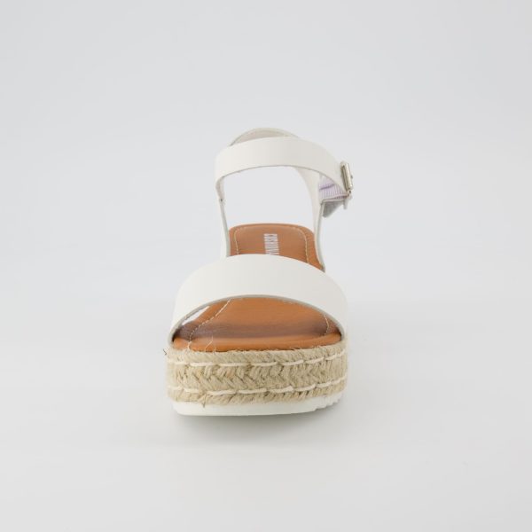 Melissa Espadrille Platform Sandals For Women with Adjustable Ankle Strap and Memory Foam Insole-Comfortable Womens Sandals for