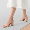 Women's Chunk Low Heel Pump Sandals