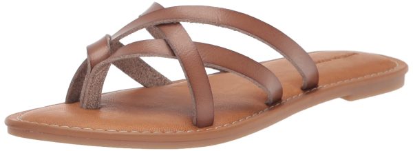 617wcTJcu3L.jpg Women's Strappy Slide Flat Sandal