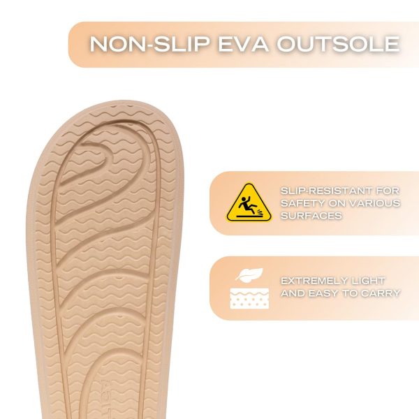 61FBn274NmL.jpg Men's Cushioned Slip-On Shower Slides – Lightweight EVA Foam Athletic Sandals for Pool, Beach, Gym, and Casual Wear