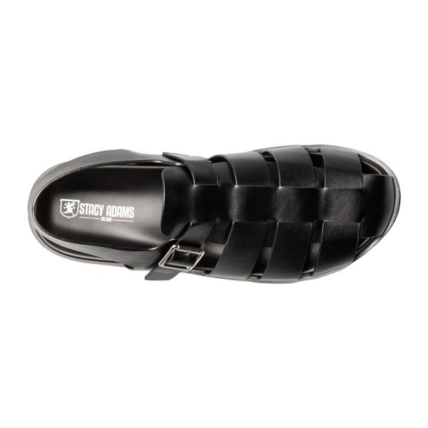 61HDXurQt7L.jpg Men's Montego Slingback Buckle Sandal Flat