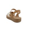 CHESTER ~ Women Flat Sandals Flatform Ankle Buckle Criss Cross Band Straps Sandals Shoes