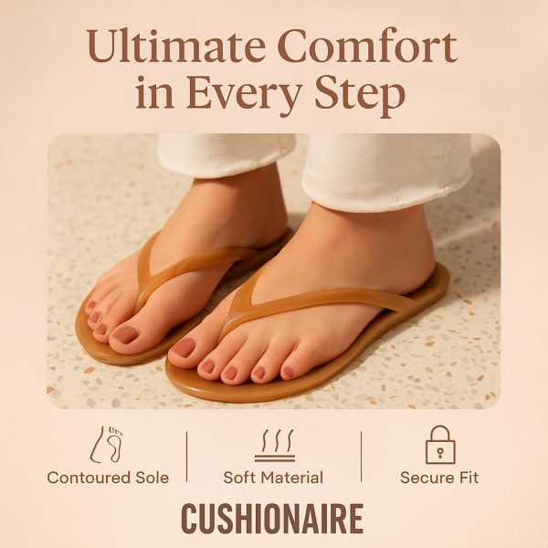 61VRSWJx4BL.jpg Splash Jelly Flip Flops for Women With Flexible Sole and Soft Footbed Sandals