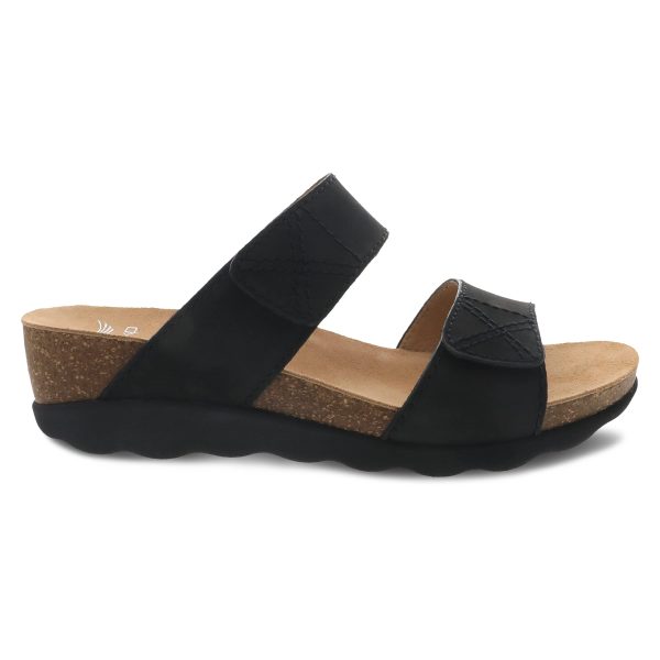 Maddy Slip-On Wedge Sandal for Women –Comfortable Wedge Shoes with Arch Support –Fully Adjustable Straps with Hook & Loop
