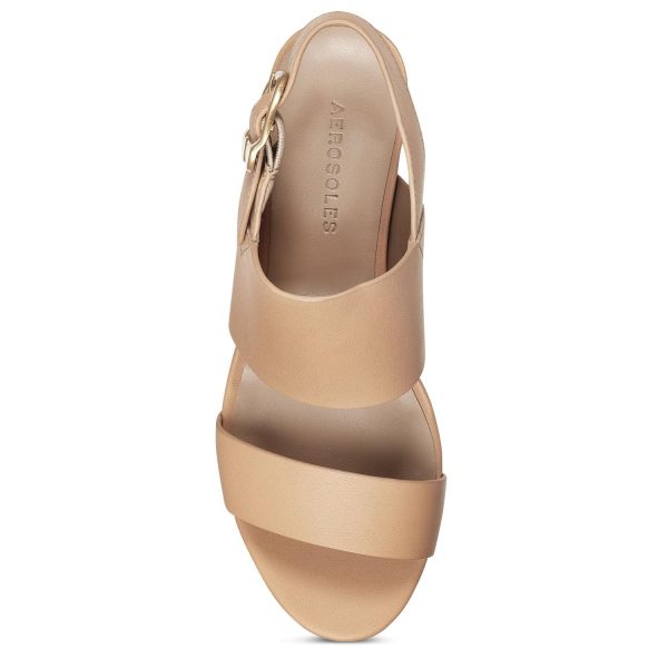 Women's Camera Platform Heeled Sandal