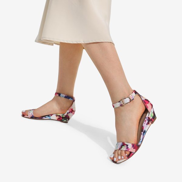 Women's Ingrid Ankle Strap Low Wedge Sandal