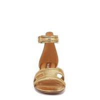Women's Nora Ankle Strap Low Block Heel Sandal Heeled