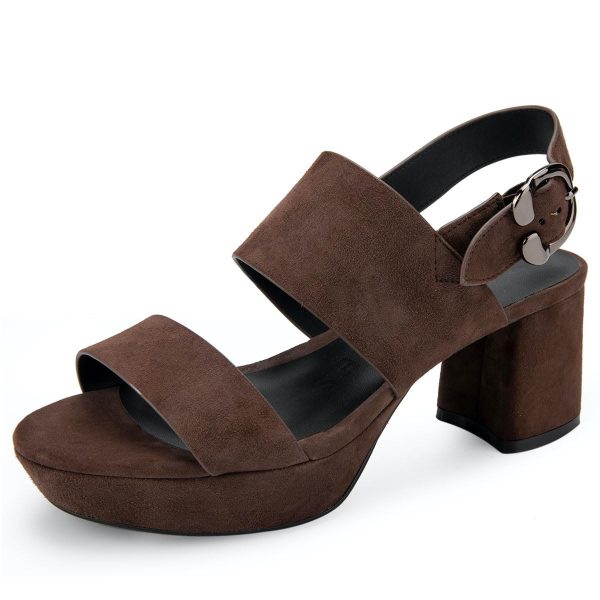 61hxwRrwJDL.jpg Women's Camera Platform Heeled Sandal
