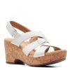 Womens Giselle Beach Suede Wedge Sandals