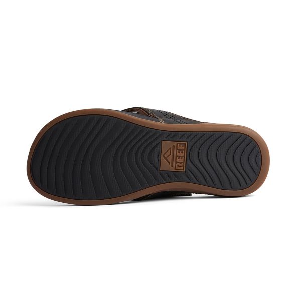 61t6WhOOXxL.jpg Cushion Lux Men's Flip Flop, Ultra Soft Cushion Footbed, Full Grain Leather Strap