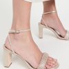 Women's High Heel Ankle Wrap Sandals