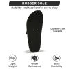 Genuine Leather Mens Sandals with Memory Foam Natural Cork Footbed Slides for Men Footwear - Non-Slip Double-Strap Buckle Summer