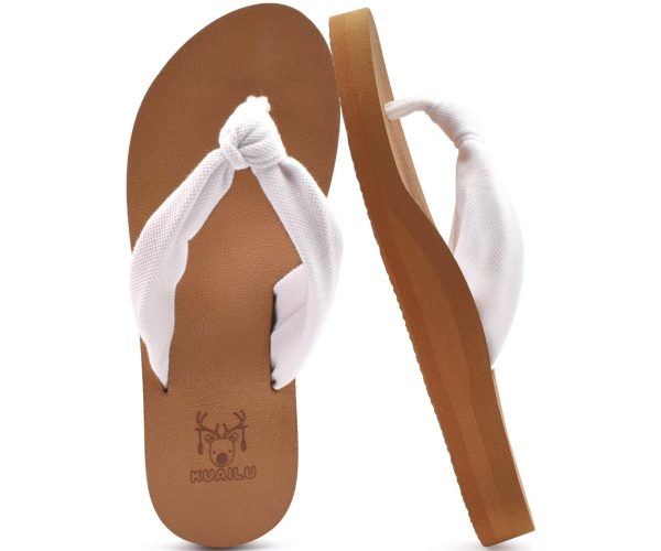 Flip Flops for Women with Arch Support Yoga Mat Comfortable Summer Beach Walking Thong Cushion Sandals Slip On Indoor Outdoor