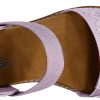 Women's Desert Kiss-Stretch Quarter Strap Sandal Flat