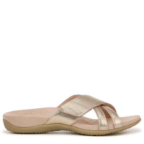716Lpc1oTGL.jpg Women's Rest Zarie Slide Sandals- Supportive Sandals and Indoor/Outdoor Slip Ons That Includes an Orthotic Insole and Cushioned