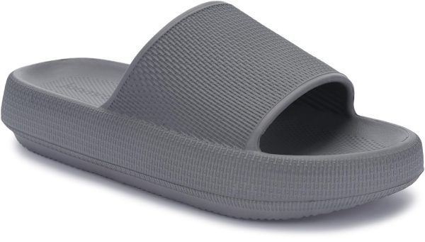 716t7o6kD2L.jpg Pillow Slippers for Women and Men Non Slip Quick Drying Shower Slides Bathroom Sandals | Ultra Cushion | Thick Sole
