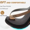 Womens Arch Support Flip Flops Comfortable Yoga Mat Slip on Summer Beach Walking Thong Cushion Sandals