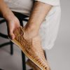 Handmade Leather Huarache Sandals for Men - Genuine Tan Leather, Slip-On, Breathable Design, Ultra Comfortable Insole, Casual