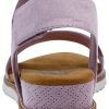 Women's Desert Kiss-Stretch Quarter Strap Sandal Flat
