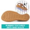 Womens Sandals Shoes Comfort Walking with Non Slip on Casual Summer Beach Shoes Dress Ankle Elastic Jeweled Bohemian Flats
