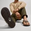 Tuahine Men's Waterproof Leather Sandals, Versatile Beach Flip Flops, Arch Support & Comfort Fit, Lightweight & Durable,