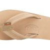 Women's Double Layer Premier Leather Sandals w/Arch Support