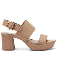 Women's Camera Platform Heeled Sandal
