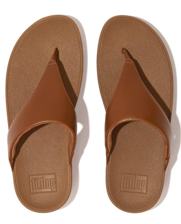 71QOrmRzrL.jpg Women's Lulu Toe Post Leather Flip-Flop Sandal