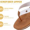 Women's Flip Flops Arch Support Yoga Mat Summer Beach Woman Thong Sandals with Orthotic Rubber Soles(US Size 5-11)