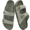 Mens Casual Sandals with Comfortable Orthopedic Arch Support Summer Beach Walking Shoes Cushion Slides Slip on Indoor Outdoor