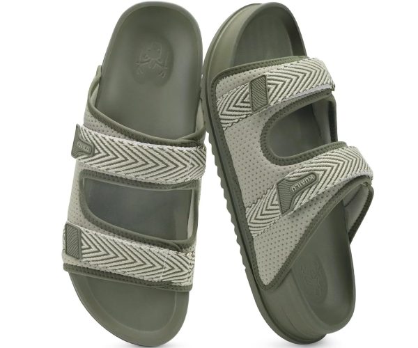 71TdjAv49L.jpg Mens Casual Sandals with Comfortable Orthopedic Arch Support Summer Beach Walking Shoes Cushion Slides Slip on Indoor Outdoor