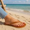 Splash Jelly Flip Flops for Women With Flexible Sole and Soft Footbed Sandals