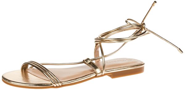 71VDh-sWv2L.jpg Women's Samantha Flat Strappy Lace-up Sandal