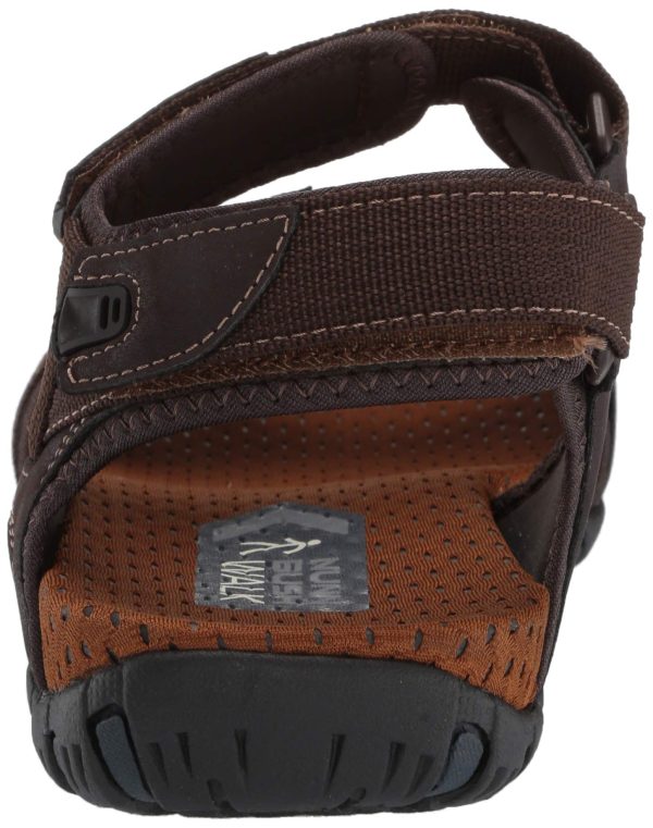 71W4Dk9mkyL.jpg Men's Rio Bravo Three Strap Outdoor Sport River Sandal with Hook and Loop Closure