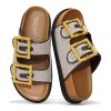Platform Summer Sandals for Women 2025 - Comfortable and Adjustable Straps Summer Slides with Memory Foam Insole - Non-Slip